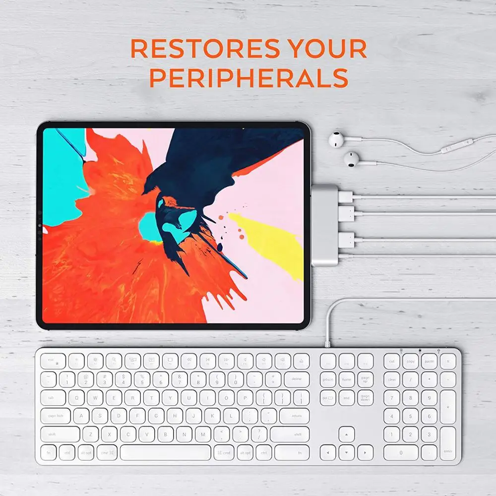 Usb-хаб C концентратор для PD зарядки 4K HDMI адаптер док-станция MacBook iPad Pro Аксессуары