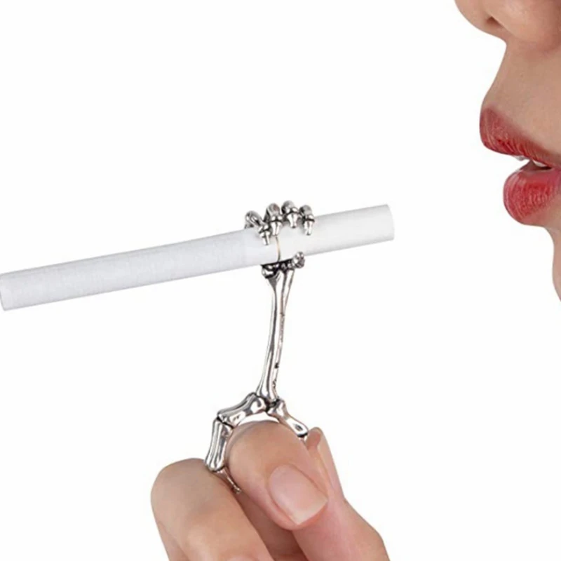 Ручное кольцо для курения держатель сигарет с толстым дымом регулируемое