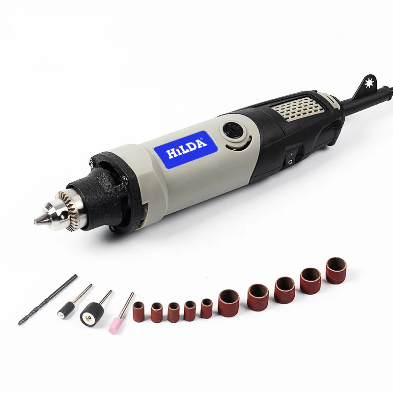 15 шт. набор шлифовальных инструментов 400 Вт Мини электрическая шлифовальная