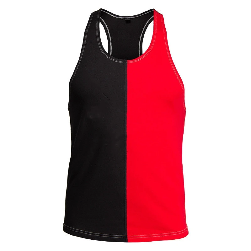 

Muscle brother style fitness vest outdoor running sports vest training basketball I-shaped vest