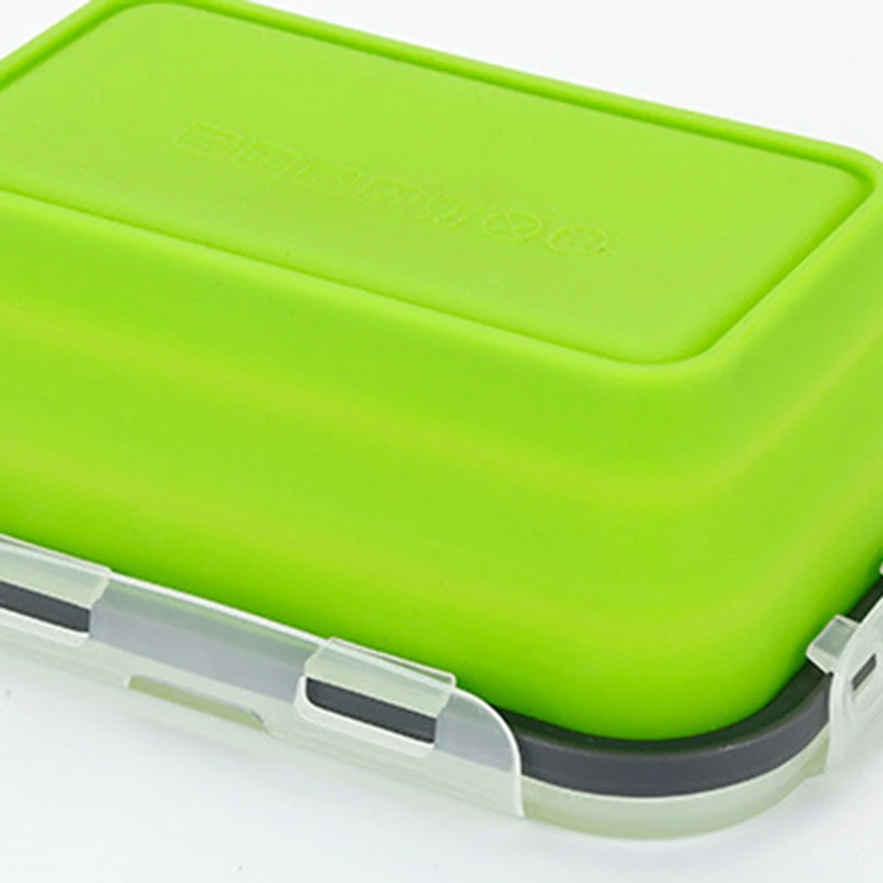 4 шт./набор складные силиконовые контейнеры для еды | Дом и сад