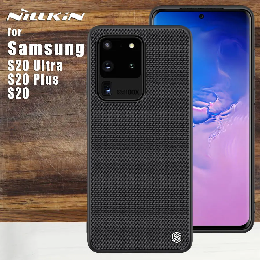 

Nillkin For Samsung Galaxy S20 Ultra 5G case Back Cover Textured Fiber Protective case for Samsung Galaxy S20 Plus / S20 5G