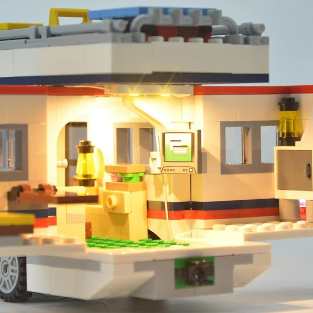 Совместим с 31052 кемпером строительный блок Светодиодный светильник ing City Diy