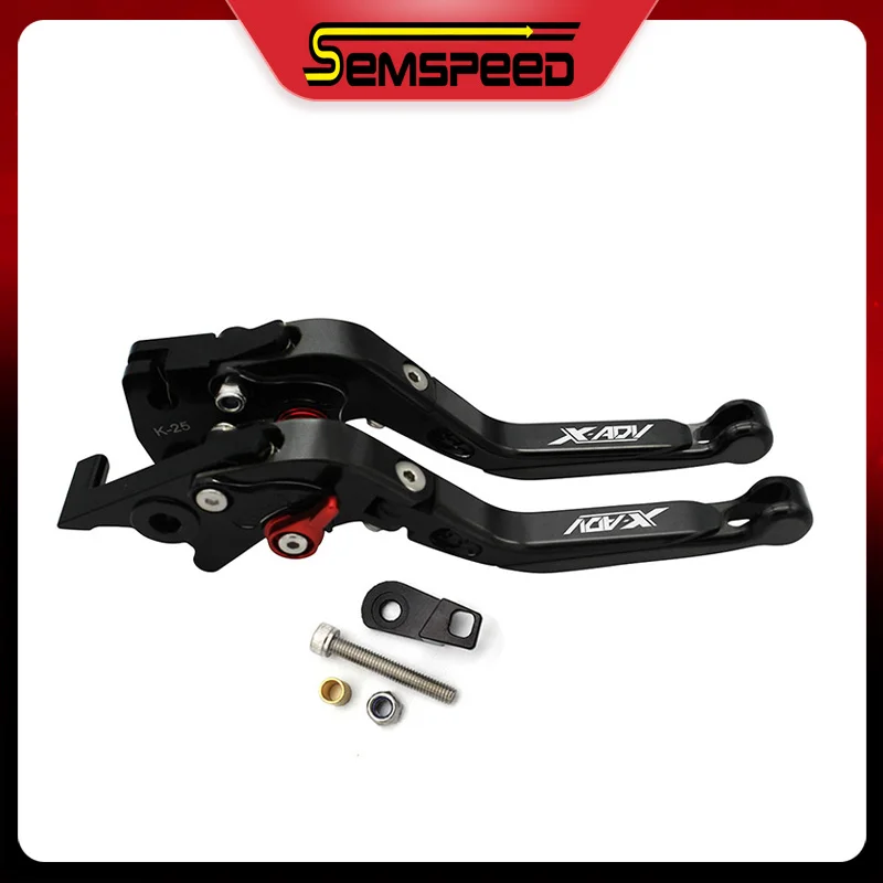 

Motorcycle Parking Lever For Honda X-ADV 750 X ADV 750 2017 2018 2019 2020 SEMSPEED CNC Folding Extendable Clutch Brake Levers