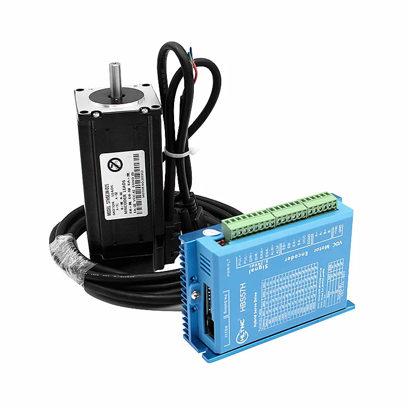 CNC mach3 USB 4 осевой комплект 1 шт. DDCS V3.1 контроллер Nema23 3 Нм мотор с замкнутым контуром