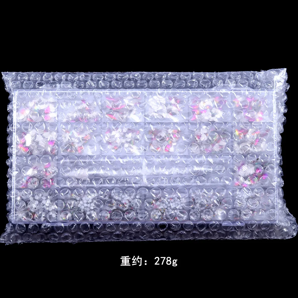 

21 Grid /Boxed Nail Art Glass Rhinestones Accessories DIY Nail Art Diamond Jewelry Set Manicure Decorations Free Send Drill Pen