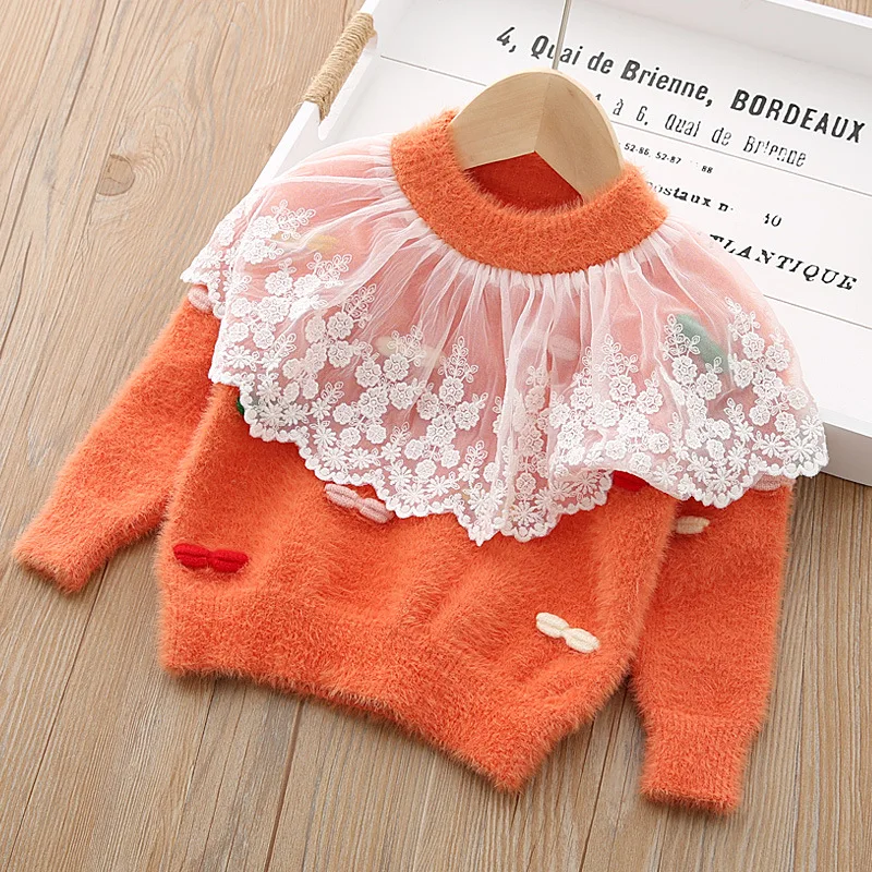 fashion baby girls sweaters cardigans toddler sweater 2019 christmas winter autumn girl clothing long sleeve warm top |