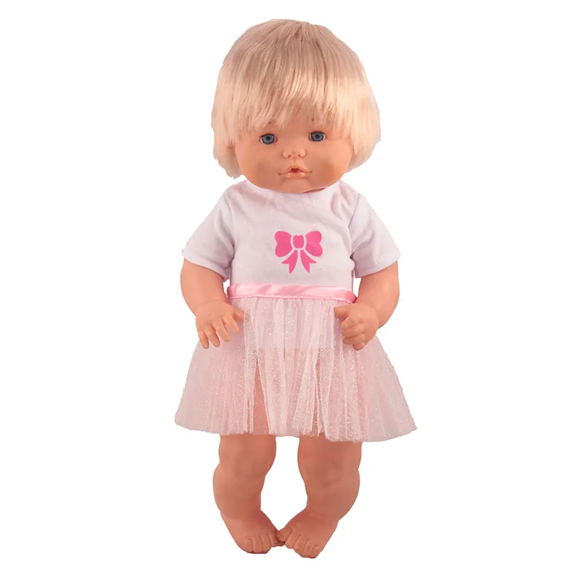 Одежда для кукол, 41 см, Nenuco Doll Nenuco y su Hermanita, 6 стилей, комбинезон, розовый комбинезон, наряды для куклы 16 дюймов - Цвет: 012