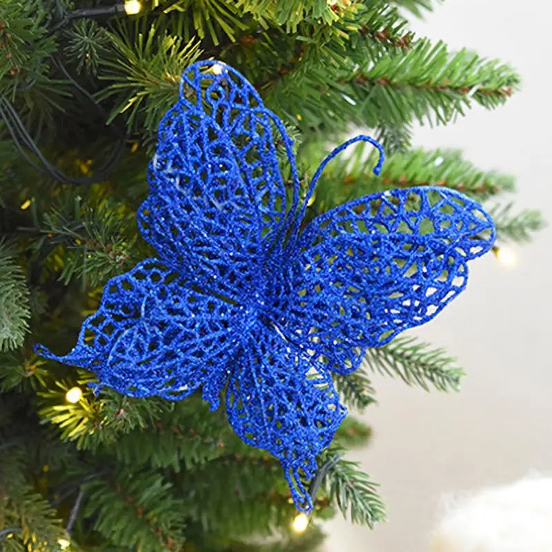 

DIY Simulation Butterfly Christmas Decorative Pendant For Children's Handmade Christmas Tree Ornaments