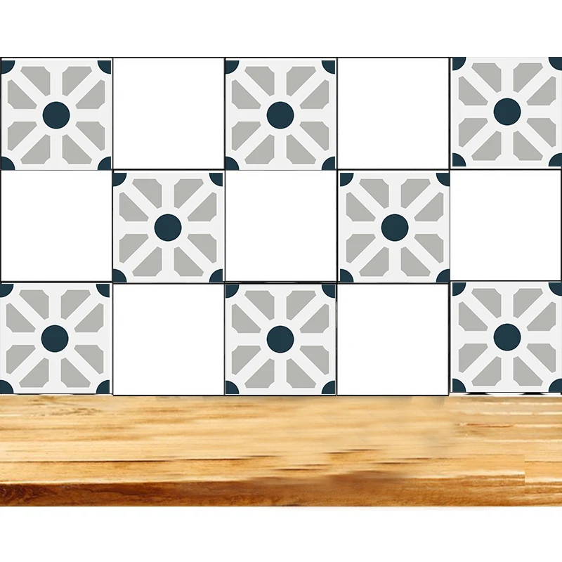 Настенные Стикеры для кухни водонепроницаемые наклейки на плитку ретро-стикеры