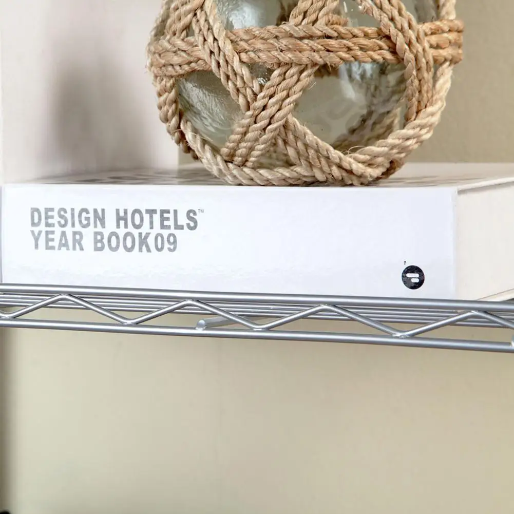 

3-Tier Silver Microwave Shelf Rack Kitchen Shelf Spice Organizer Kitchen Storage Rack Bathroom Organizer Shelf Book Shoes Shelve