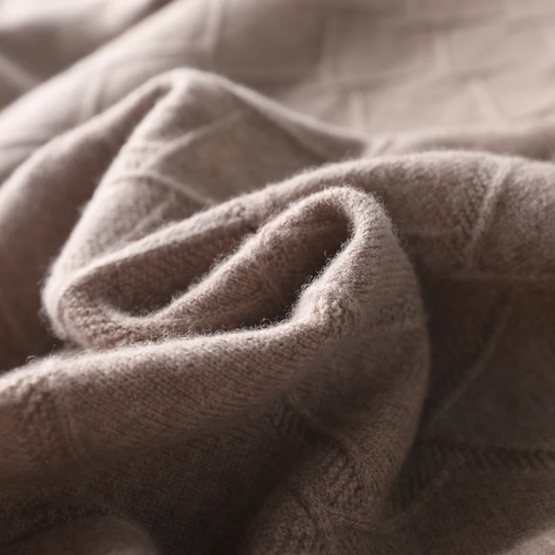 Мужской свитер из 100% шерсти Осень-зима 2021 модный вязаный пуловер с длинным