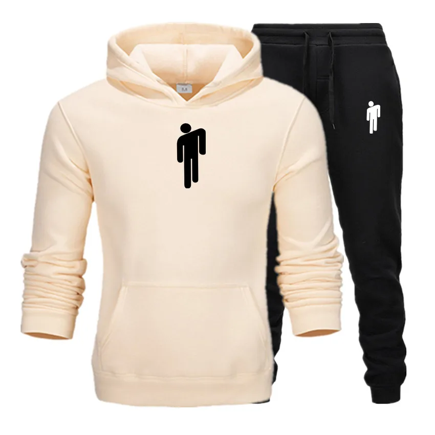 Новый брендовый спортивный костюм модная мужская спортивная одежда Billie Eilish