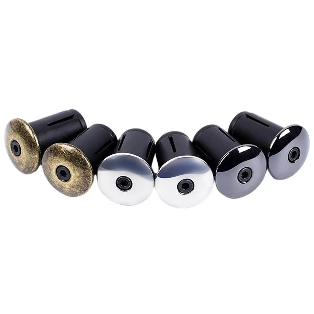 

1 Pair Of MTB Bike Handlebar Cap Aluminum Alloy Bicycle Bar End Plug Lightweigh Road Bicycle Grips Cover Cap Bike Accessories