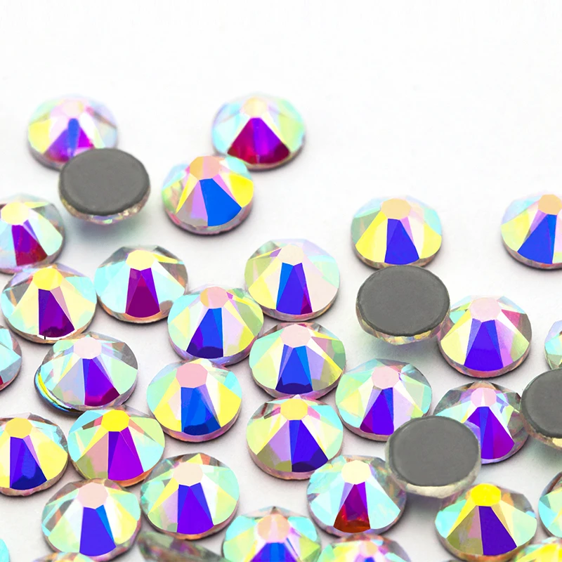 Кристаллические стразы АВ Flatback Стразы с горячей фиксацией алмазной окраской