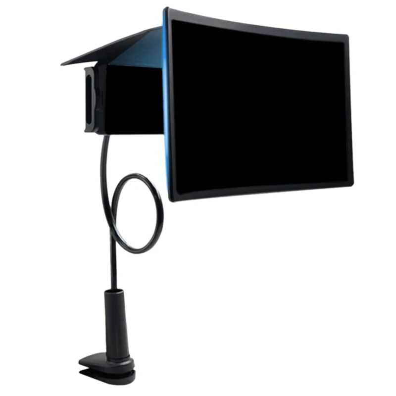 

Phone Magnifier with Adjustable Clamp Lazy Phone Stand Phone Screen Enlarger 12 Inch Screen Compatible for Smartphone
