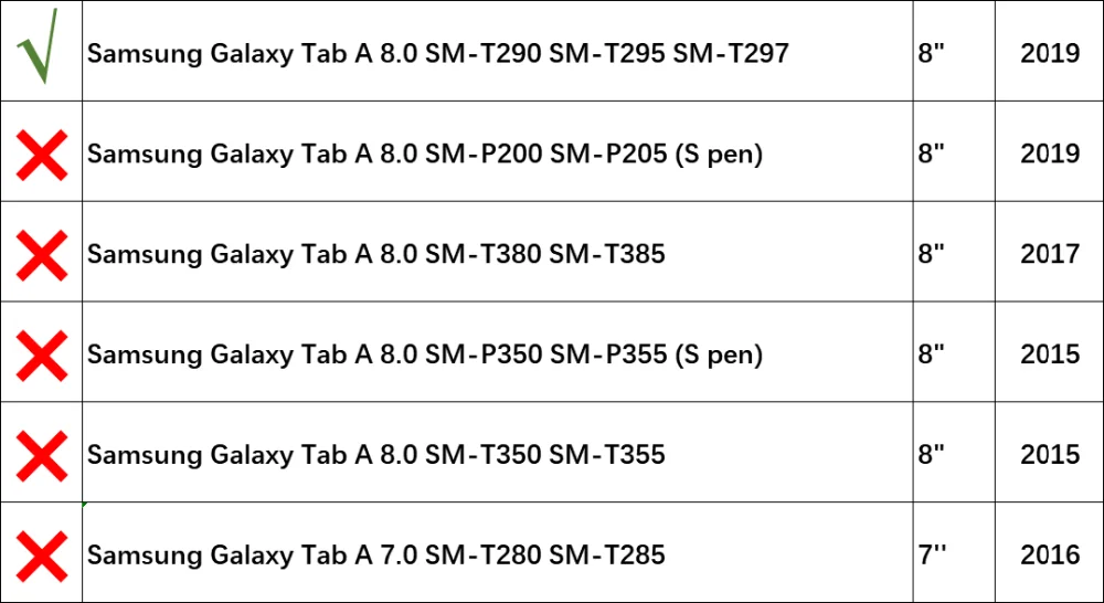 Чехол с принтом для samsung Galaxy Tab A 8,0 SM-T295 T290 T297 из искусственной кожи, умный чехол, 8,0 дюймов, прозрачные чехлы для планшетов