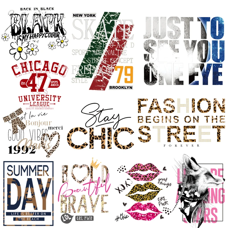 Нашивки с надписью термоклейкие нашивки для одежды самодельные футболки