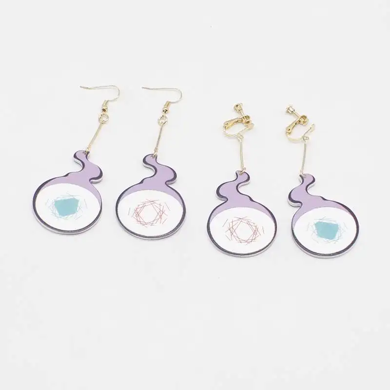 Hanako Kun Anime Acrylic Cute Wildfire Double-sided Earrings Earrings Earrings Accessories Gifts for Men and Women