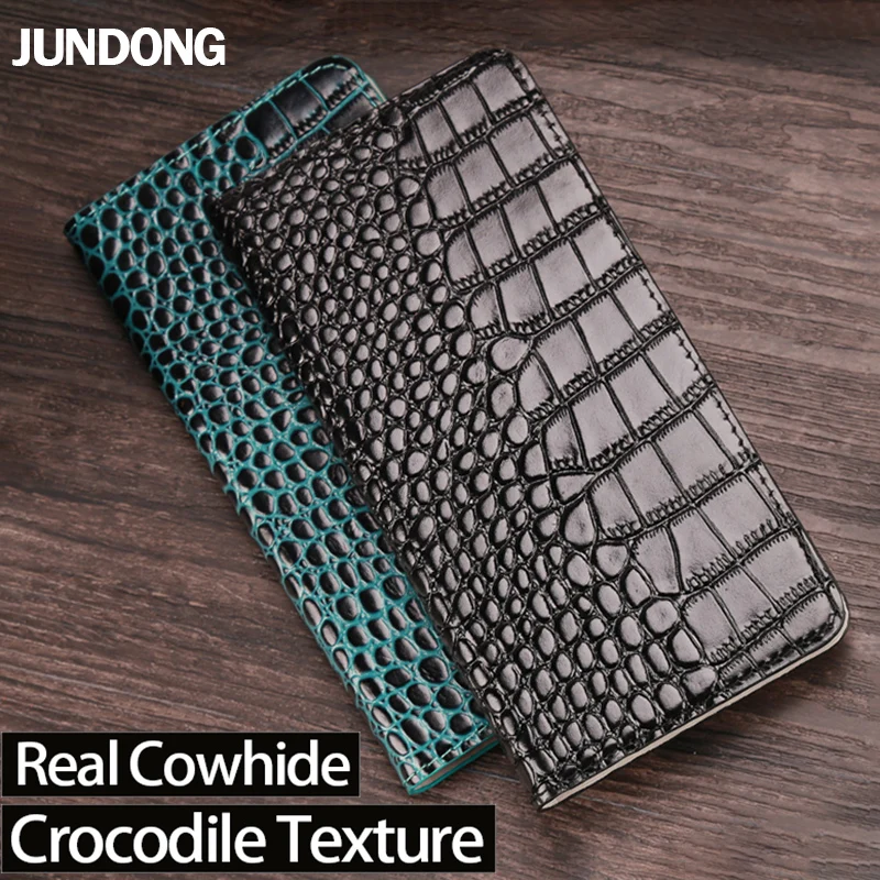 

Leather Flip Phone Case For Huawei P40 P30 P20 P10 P9 P8 Mate 10 20 30 40 Pro Nova Lite Y6 Y7 Y9 Crocodile Texture Wallet Bag