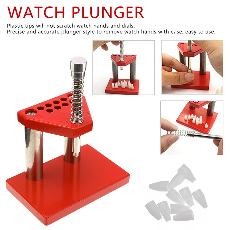 Безопасный ручной съемник для часов набор удаления плунжера профессиональный