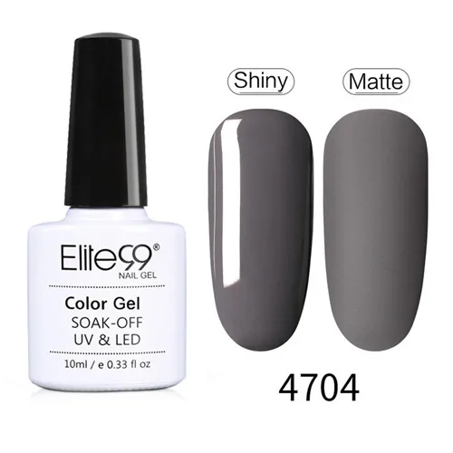 4704 Elite99 Гель-лак для ногтей Гибридный Vernis все для маникюра гель лак верхнее Базовое покрытие праймер для ногтей лак УФ светодиодный Гель-лак для ногтей - Цвет: 4704