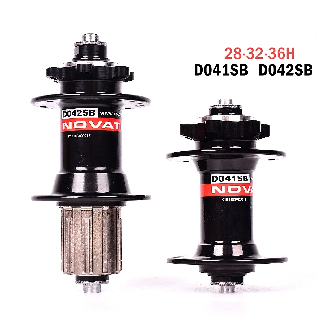 

hub D041SB D042SB disc card brake MTB mountain bike hub bearing bicycle hubs 28 32 36 Holes red black 8/9/10/11speed