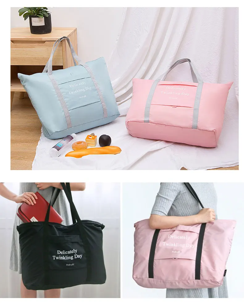 Оксфордские дорожные сумки ручной чемодан складная женская спортивная сумка для