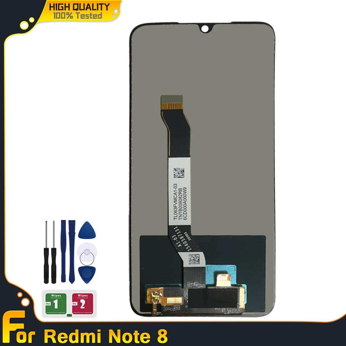 ЖК-дисплей 6 3 &quotдля Xiaomi Redmi Note 8 с сенсорным экраном и дигитайзером в сборе |