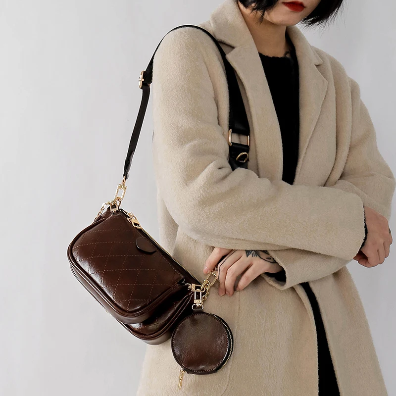 Женская сумка мессенджер из качественной искусственной кожи новый стиль модные