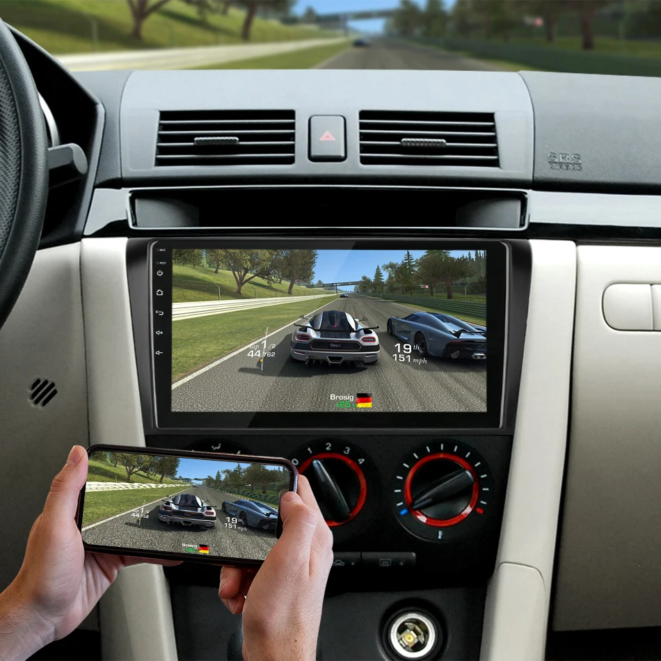 Для Mazda 3 2004-2009 maxx axela Android 8,1 автомобильный Радио мультимедийный плеер навигация gps 2 din головное устройство авто стерео с рамкой