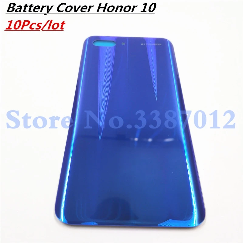 Новая стеклянная задняя крышка батарейного отсека 10 шт./лот для Huawei Honor Honor10