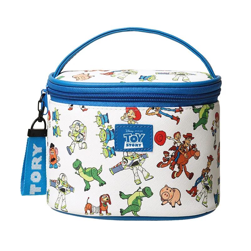 

Disney bucket cosmetic bag ladies portable cosmetic storage bag large capacity PU waterproof toiletry bag small toy storage bag