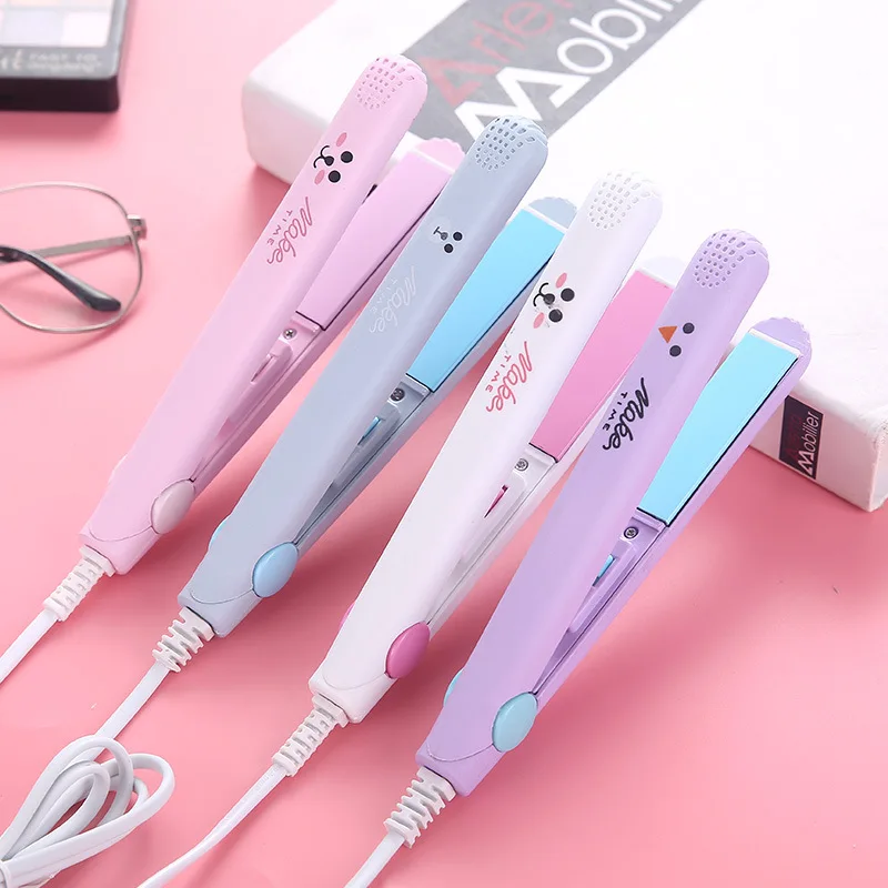 

Mini curling plate home straight hair comb hair straightener multifunctional straight roll dual-purpose splint straightening