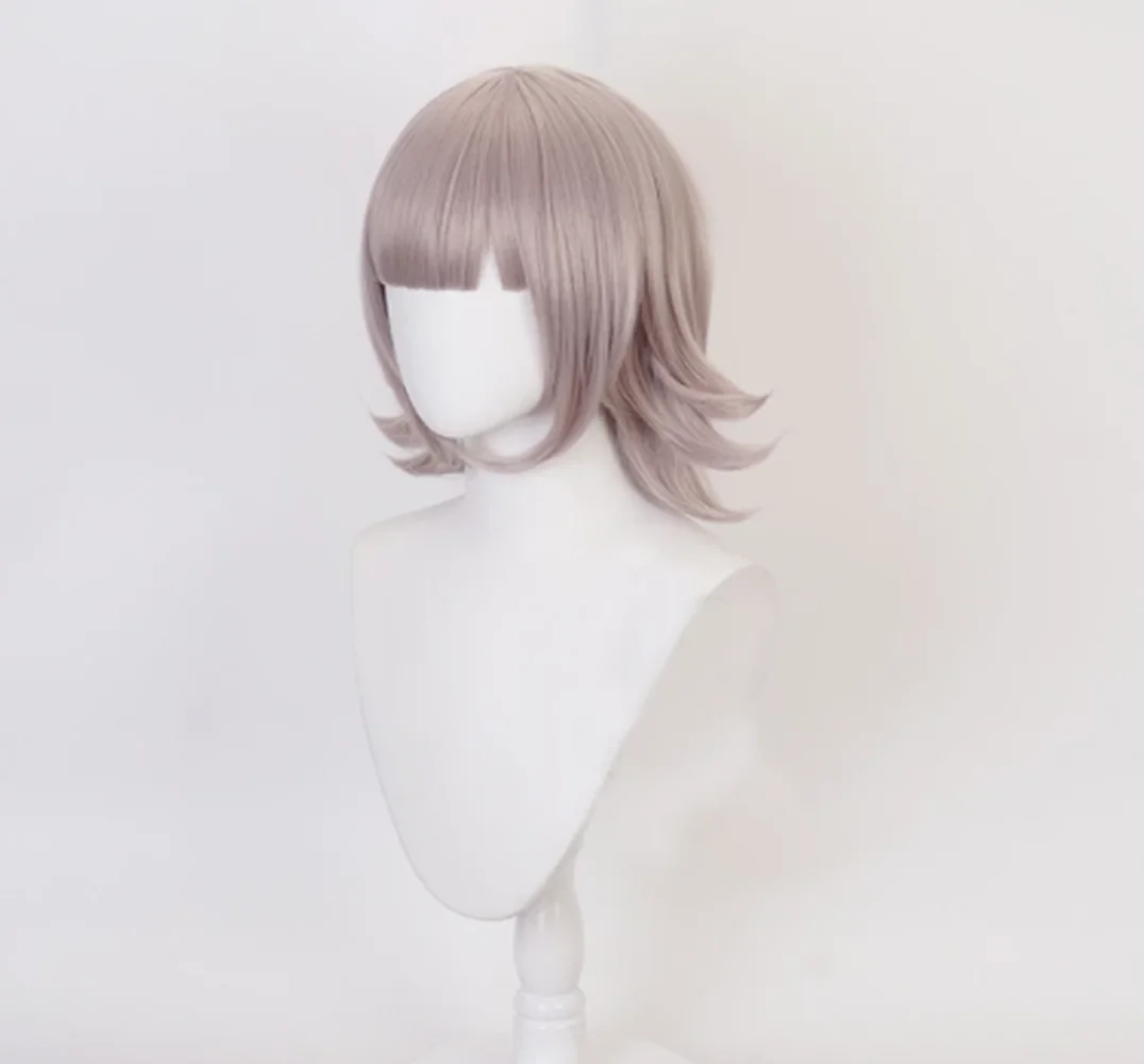 

Nanami ChiaKi Cosplay Costume Danganronpa 2 Chiaki Nanami Wig and Cat Backpack Plush Toy Bag Halloween Woman's Uniform Set