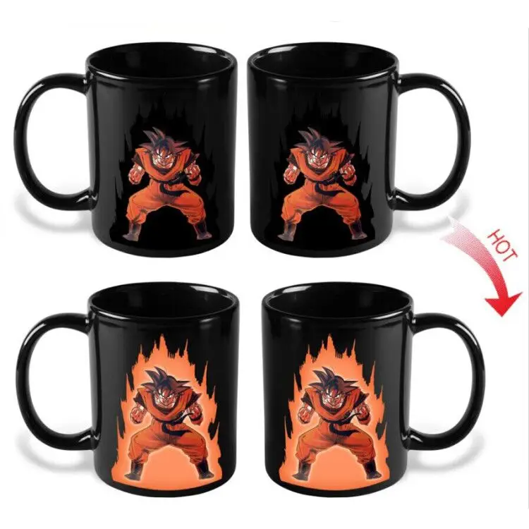 Прямая продажа с фабрики Dragon Ball Z Сон Гоку меняющая цвет кружка 11 унций/300 мл