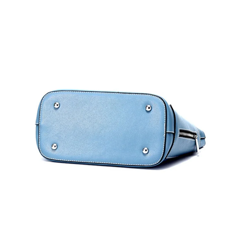 

Newest 2021 Genuine Leather Shoulder Bags Fashion Women Handbags Soft Leather Female Messenger Bag High Quality Blue Black Bags