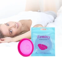 menstrual reusable disc flat fit design menstrual cup reusable sterilizing extra thin sterilizing silicone menstrual disk