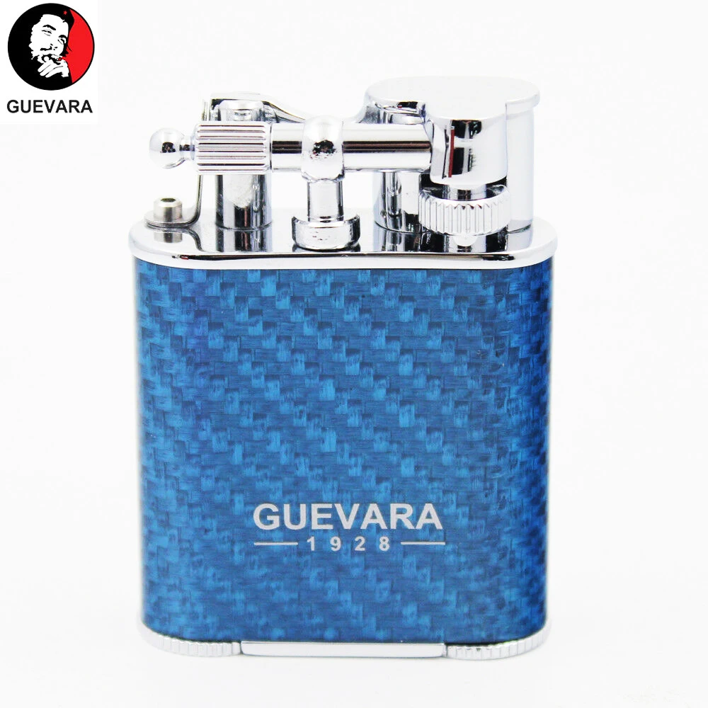Guevara ветрозащитная Зажигалка для сигар с двойным струйным пламенем 2 факела