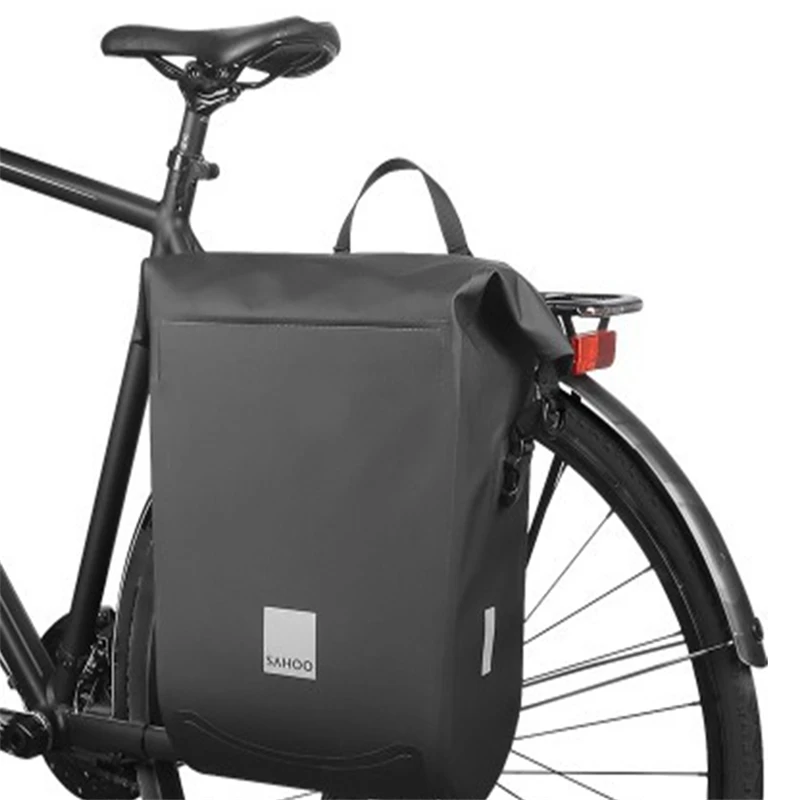 

Сумка из углеродного волокна для горного велосипеда, вместительная Водонепроницаемая велосипедная сумка для заднего сиденья, 20 л