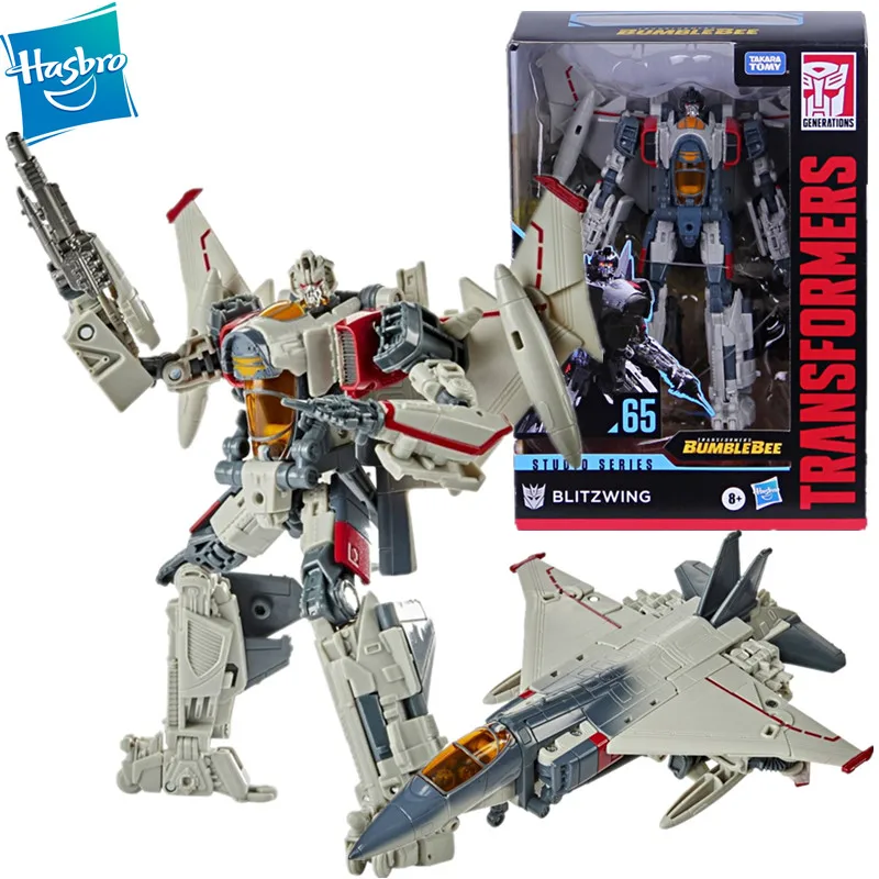 Экшн фигурки Hasbro Трансформеры из серии 65 фильма Вояджер модель самолета Blitzwing 3