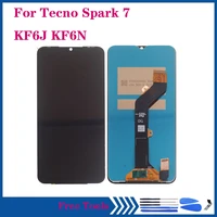 6 5 display for tecno spark 7 kf6 kf6j kf6i kf6h lcd display screen touch sensor digitizer assembly for spark 7 pr651 screen