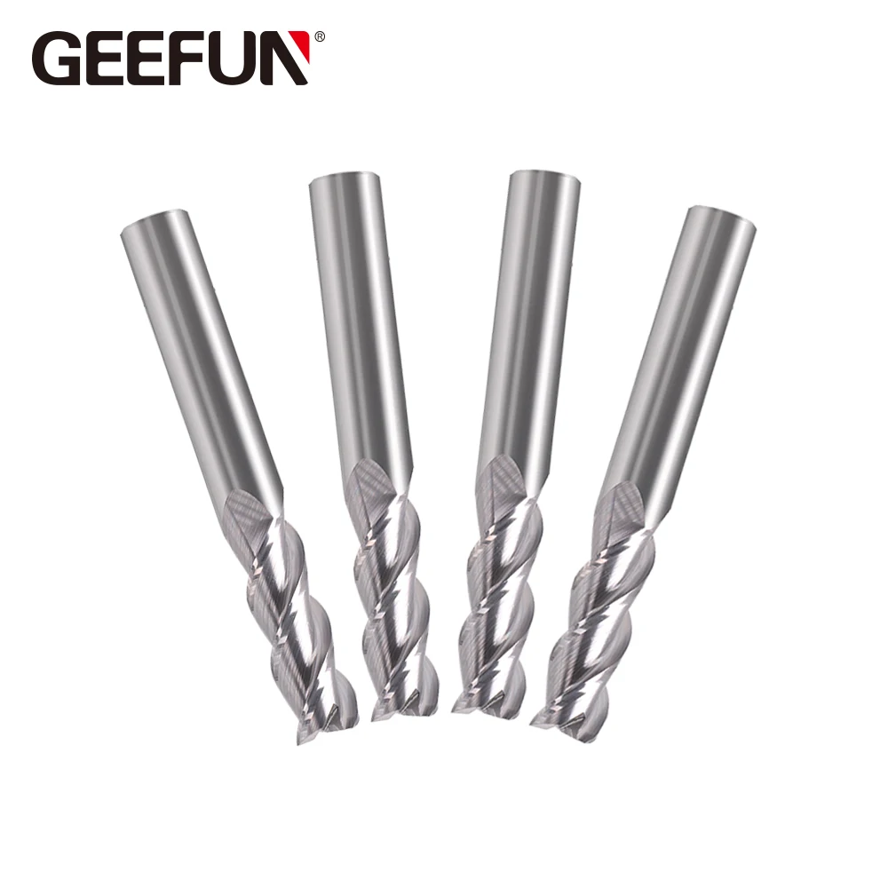 D4*12*D4*50*3T Solid Carbide 3 Flutes Aluminium Metric 45HRC Overall Length 50mm ALN-JF3F | Инструменты