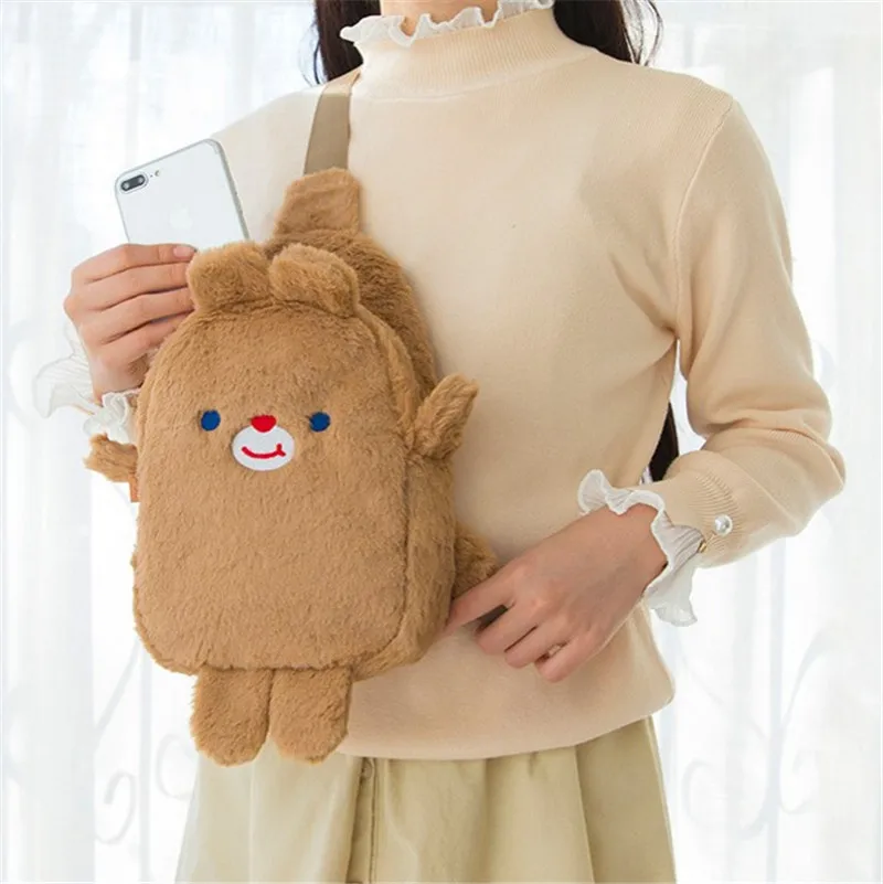 Bentoy Milkjoy плюшевая нагрудная сумка Kawaii милый БОБО медведь дизайнерская женская на