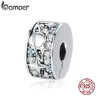 bamoer шарм из серебра 925 пробы,звезда планеты,клипс,разделитель для браслетов и ожерелий, изящное ювелирное изделие подарков