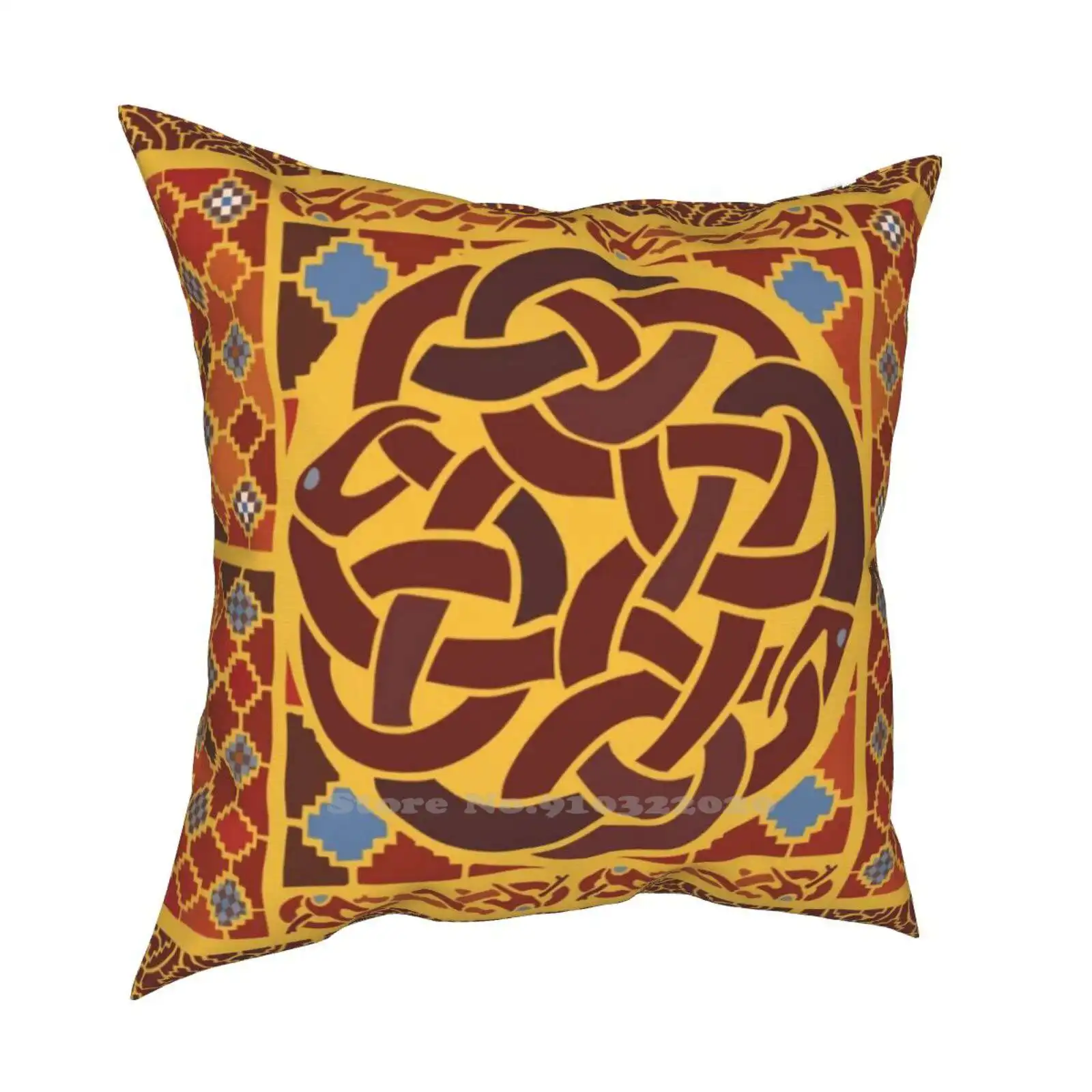 Модная наволочка для диванной подушки с изображением старого английского