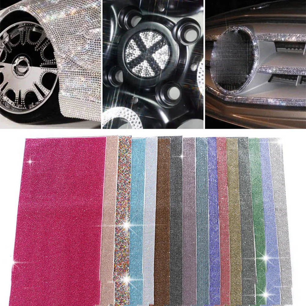 Самоклеящиеся наклейки с кристаллами 9 5x16 дюймов|Наклейки на автомобиль| |