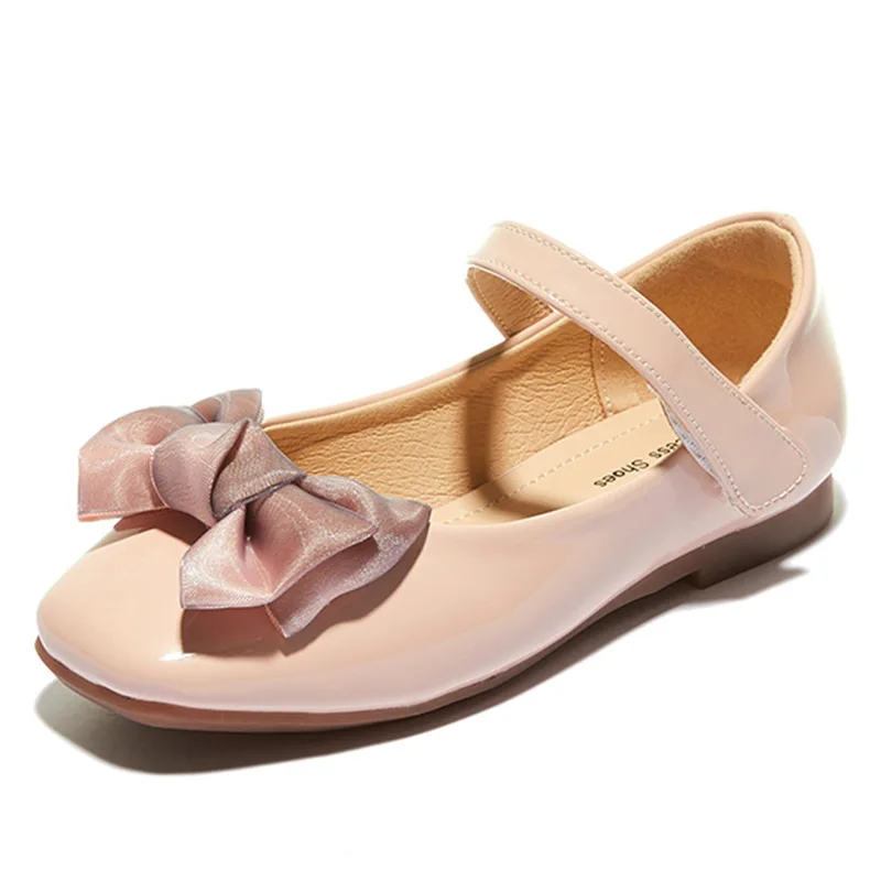 

Spring and Autumn Girl Leather Shoe New Korean Fashion Flower 1-6 Years Old Little Princess Baby Shoe Soft Soles Single Shoes