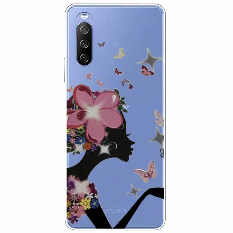 

For Sony Xperia 10 III Case Clear Soft TPU Back Cover for Sony Xperia 10 III Phone Cases Funda Silicone Transparent SO-52B SOG04