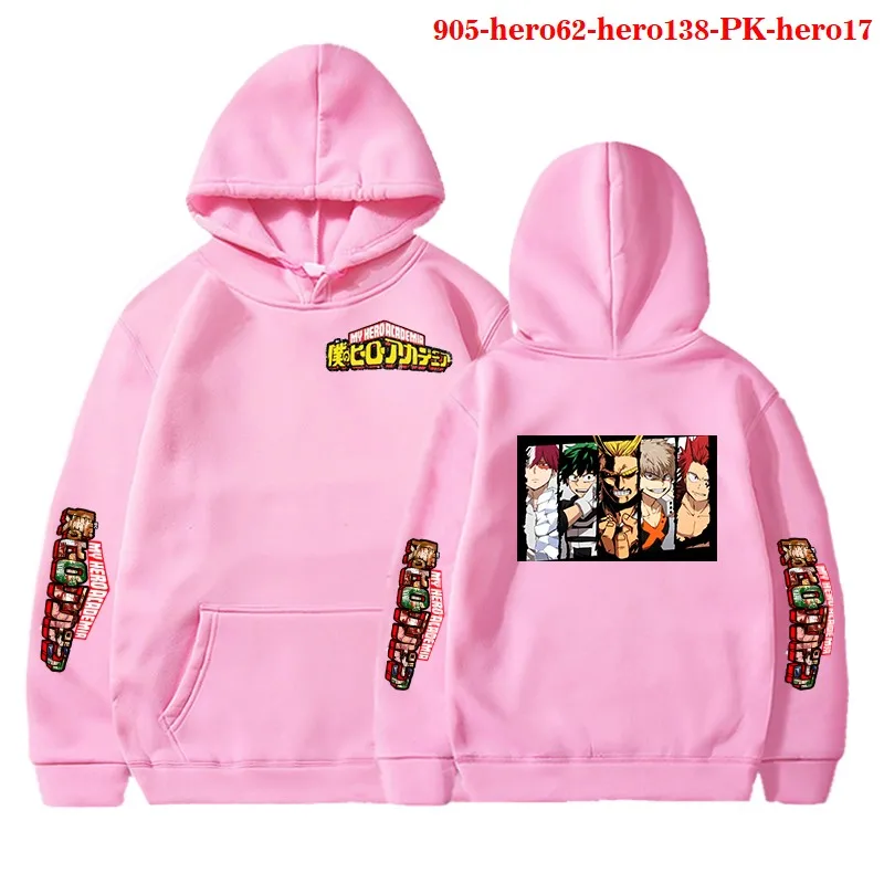 

My Hero Academia Anime Print Hoodies Mens Fashion Casual Pullover Hoodie Sweatshirts Women Couple Hooded My Hero Academia Coat